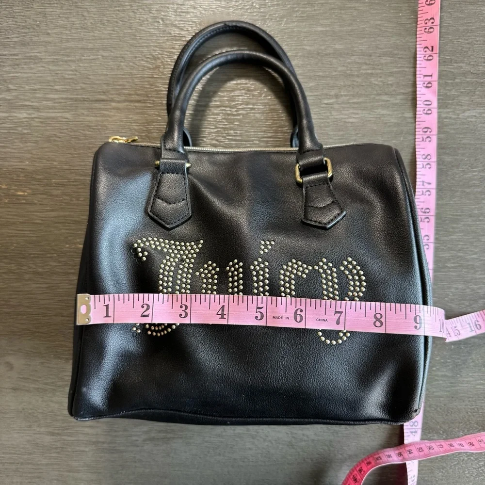 Y2K Juicy Couture Black Studded Purse Top Handle Bag